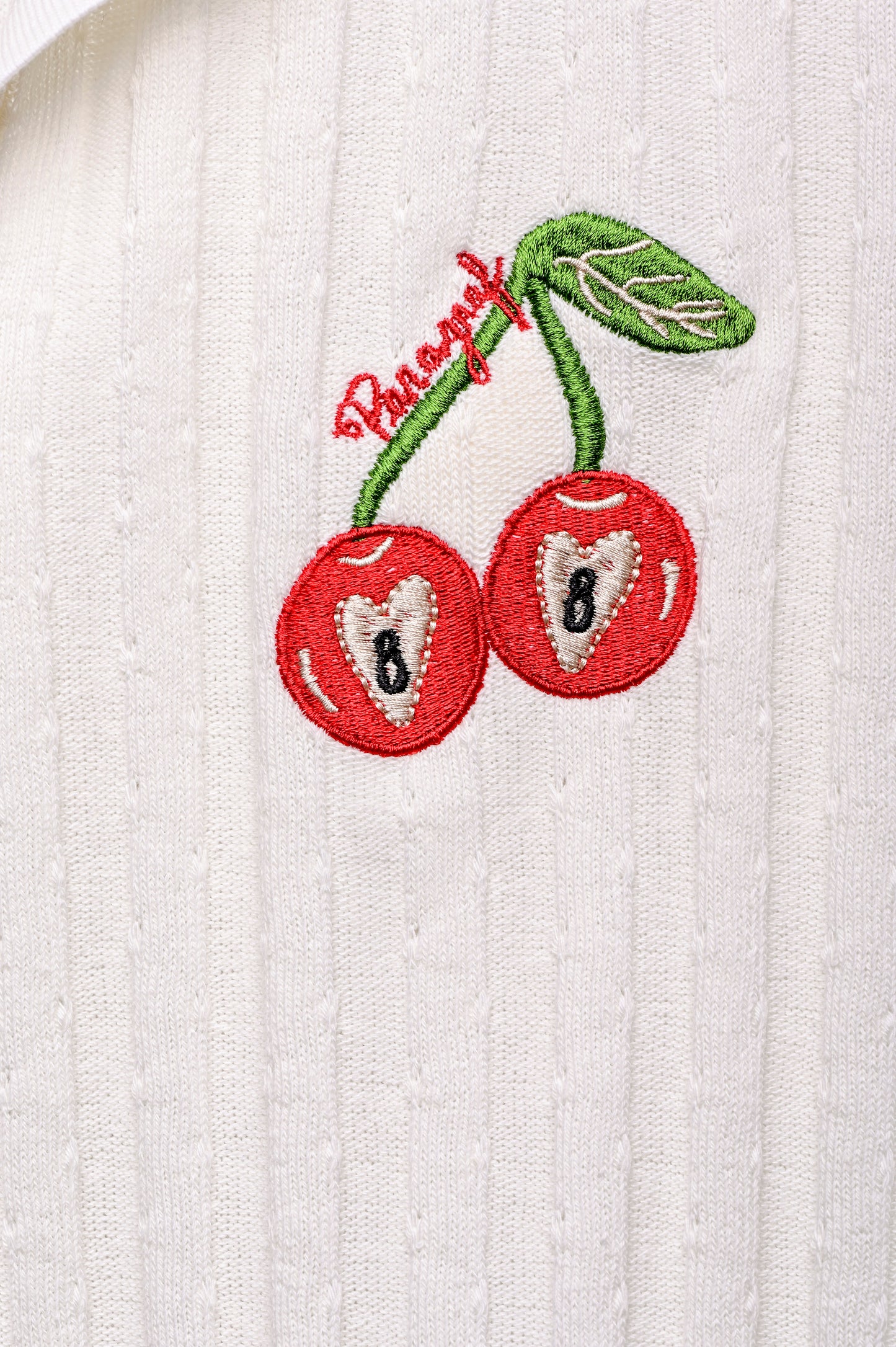 CAMISETA TIPO POLO TEJIDA CHERRY