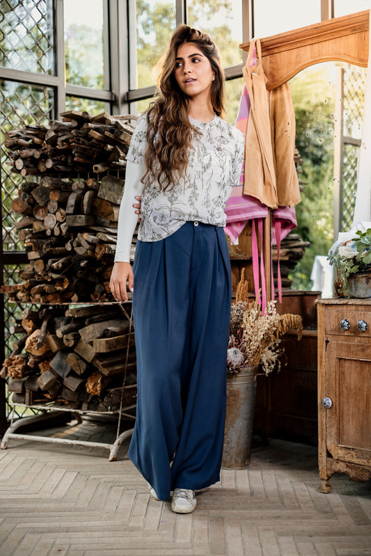 PANTALÓN ELEGANTE BOTA AMPLIA Y PRENSE SUSY