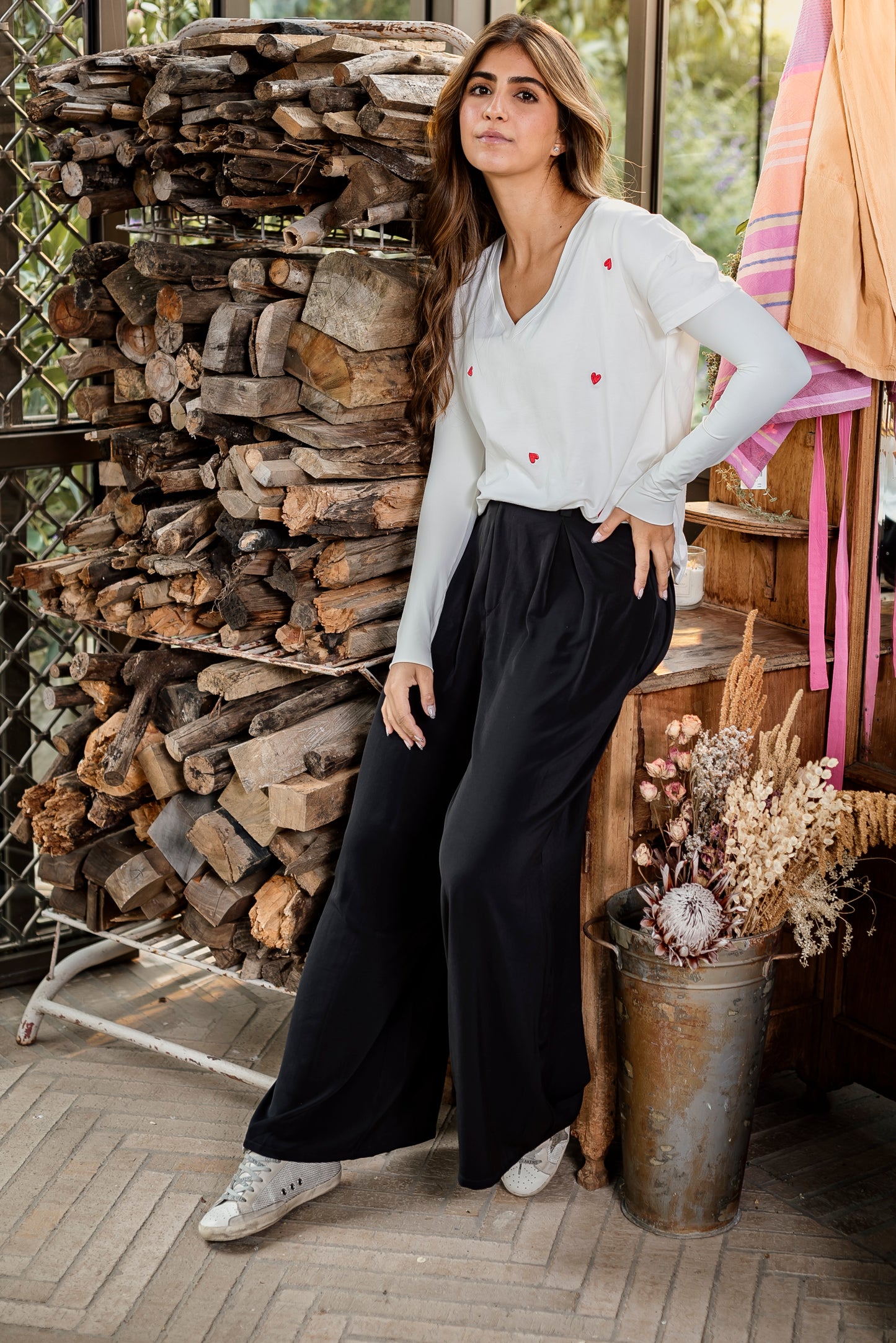 PANTALÓN ELEGANTE BOTA AMPLIA Y PRENSE SUSY