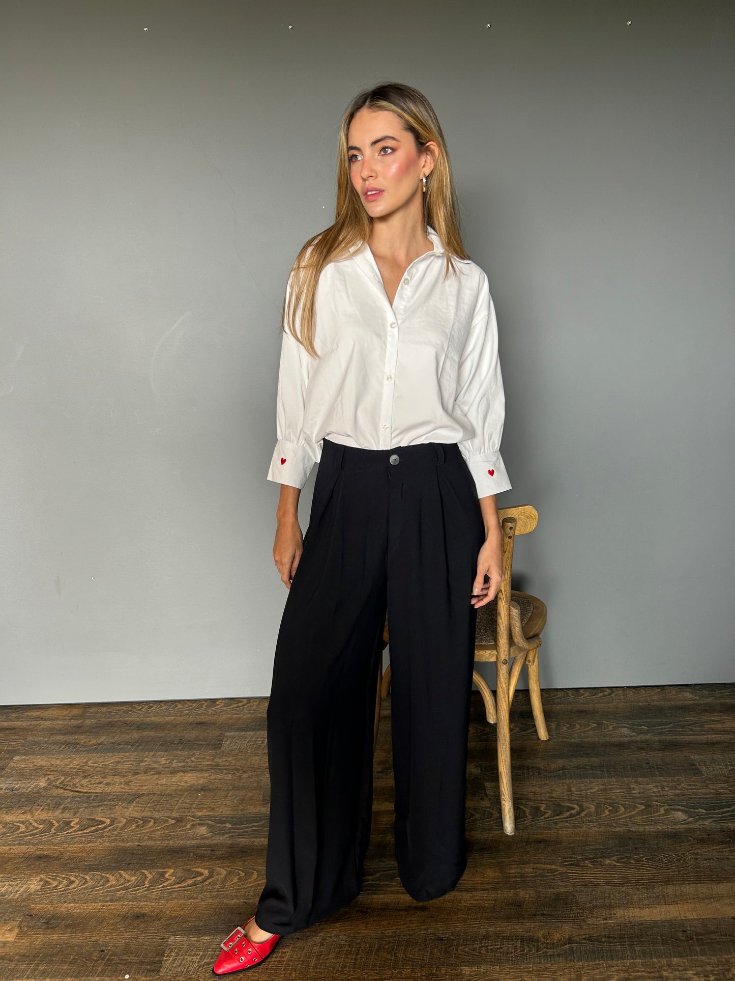 PANTALÓN ELEGANTE BOTA AMPLIA Y PRENSE SUSY