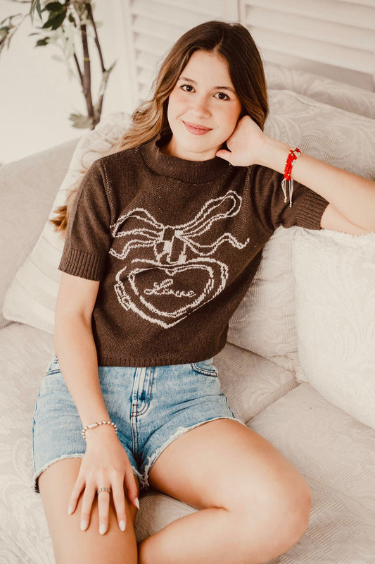 BLUSA TEJIDA MANGA CORTA ALGODÓN ECOLÓGICO GRATEFUL
