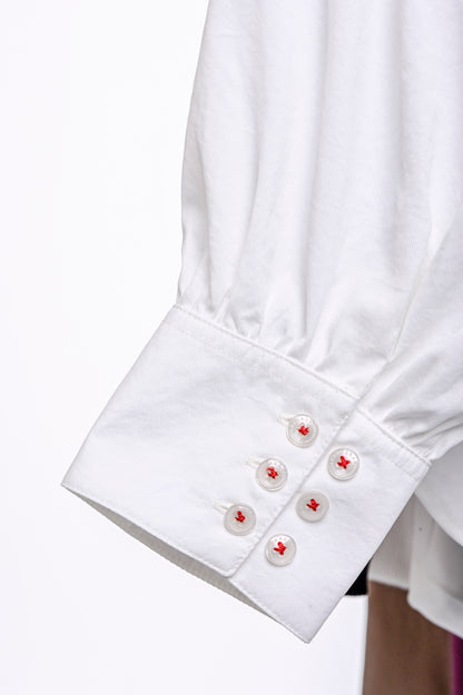 CAMISA MANGA LARGA BORDADA AMOR