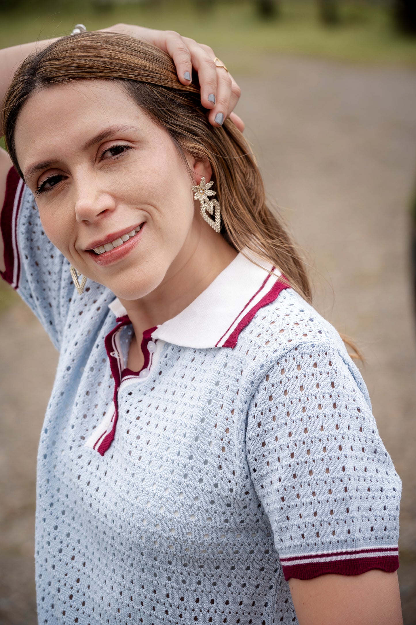 CAMISETA POLO TEJIDA
