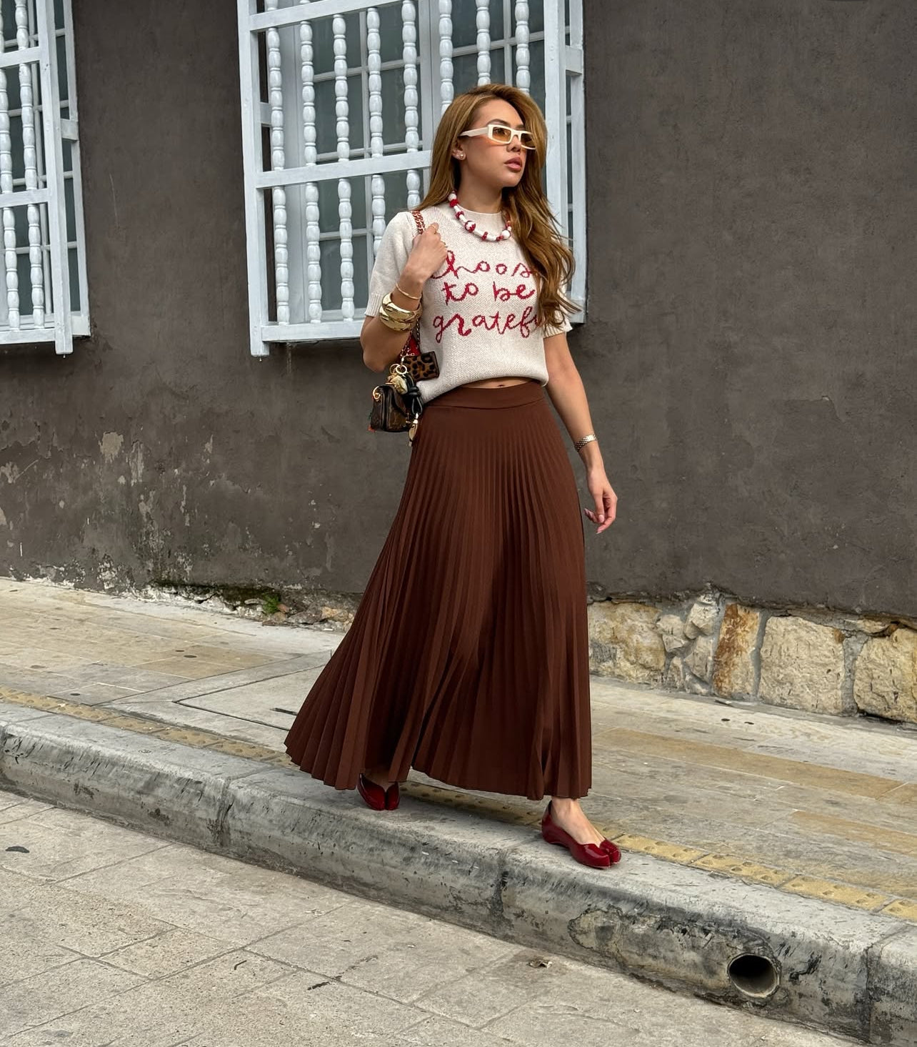 BLUSA TEJIDA MANGA CORTA ALGODÓN ECOLÓGICO GRATEFUL