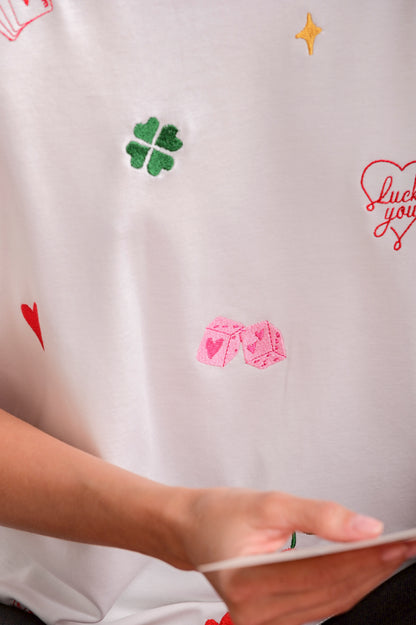 CAMISETA MANGA CORTA CUELLO REDONDO LUCKY