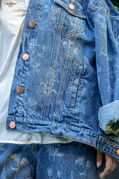 CHAQUETA SILUETA AMPLIA BOTANICA