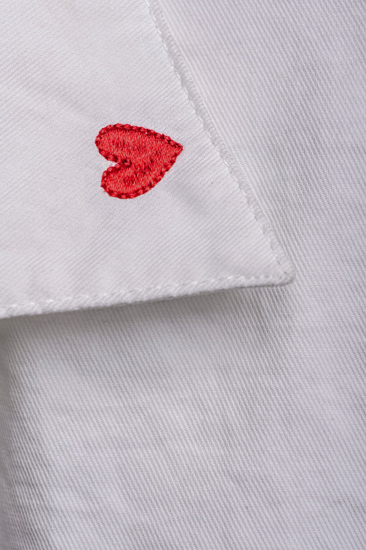 CAMISA MANGA LARGA BORDADA AMOR
