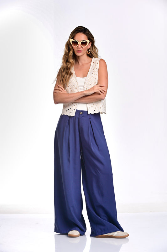 PANTALÓN ELEGANTE BOTA AMPLIA Y PRENSE SUSY