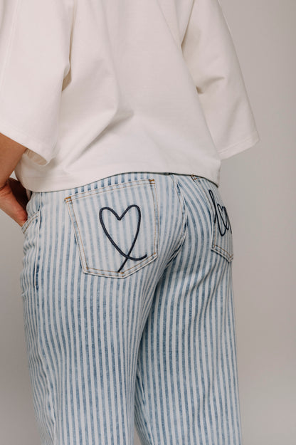 JEAN RAYAS BORDADO LOVE