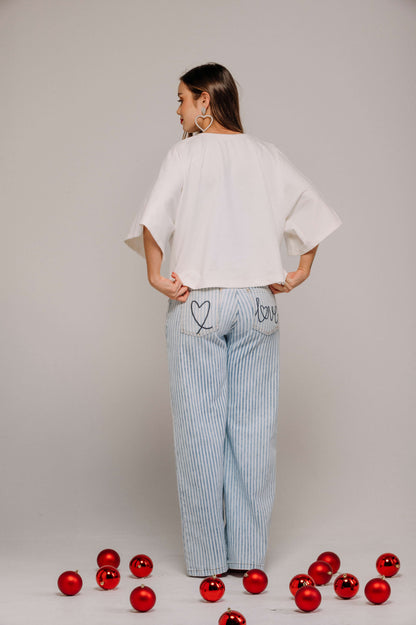 BLUSA FIT AMPLIO MANGA 3/4