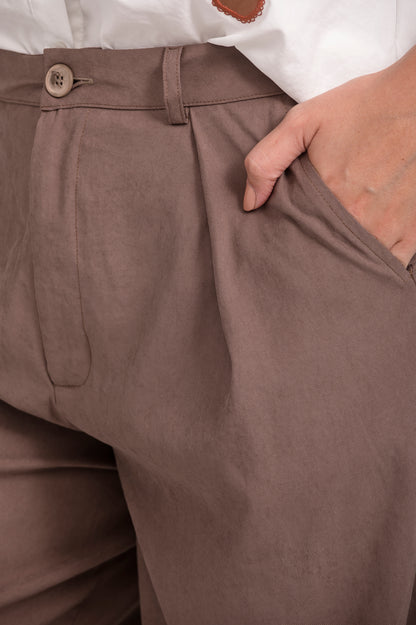 PANTALÓN PRENSES BOTA RECTA - AVENA