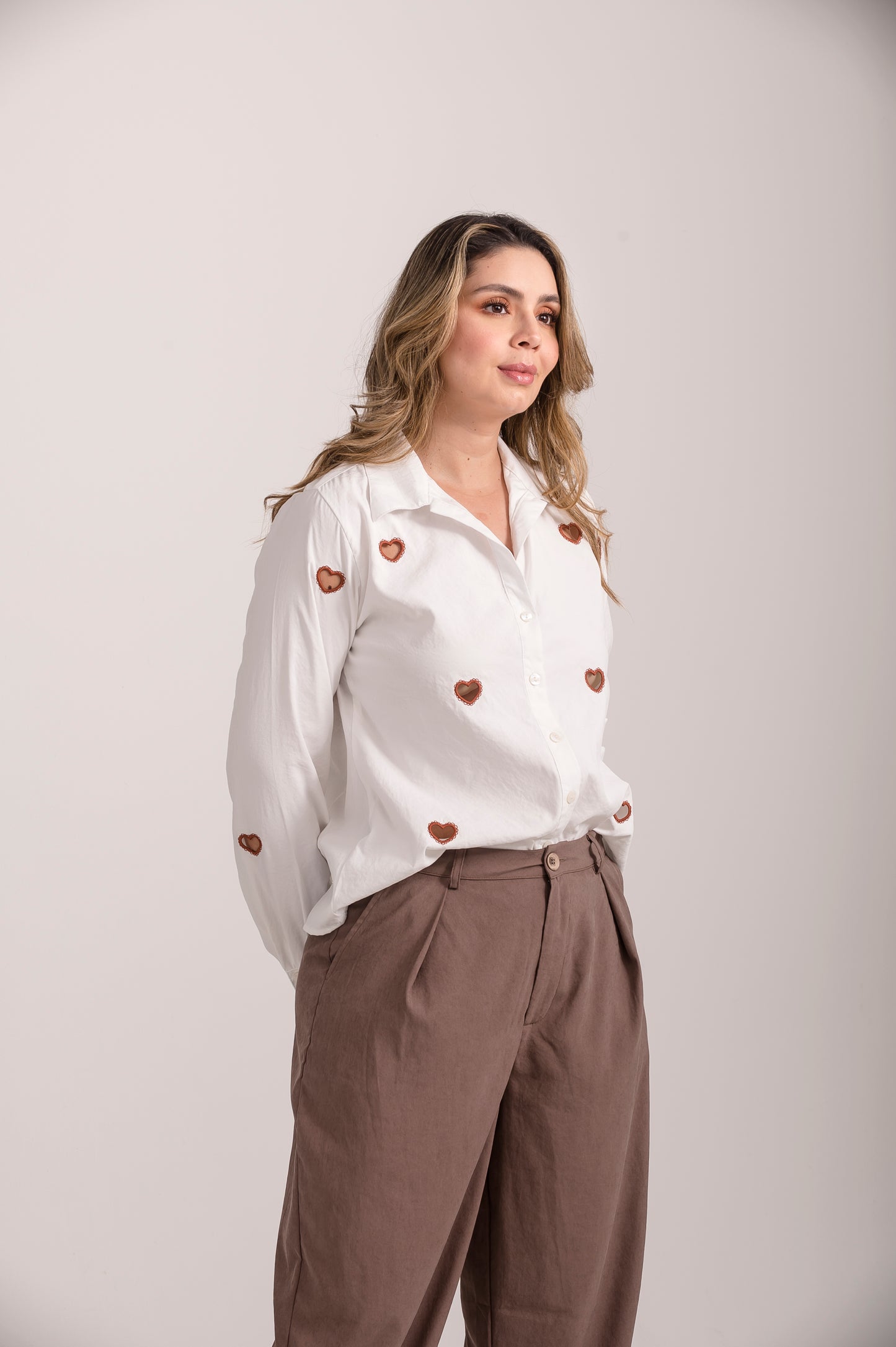 PANTALÓN PRENSES BOTA RECTA - AVENA