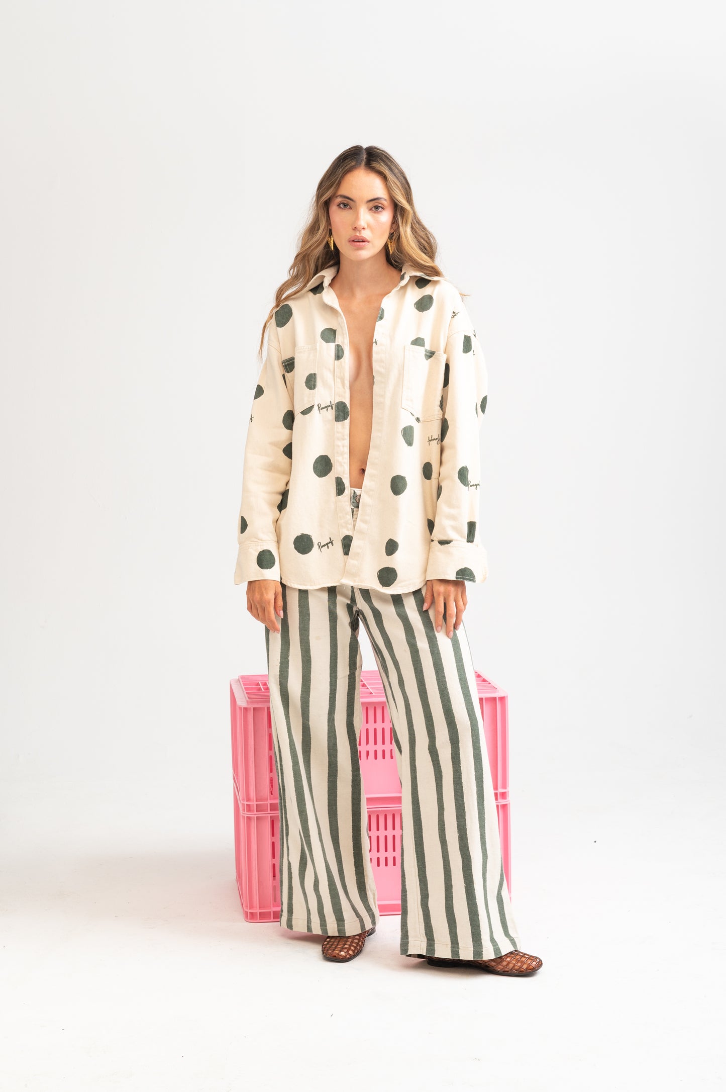 CHAQUETA PRINT LUNARES