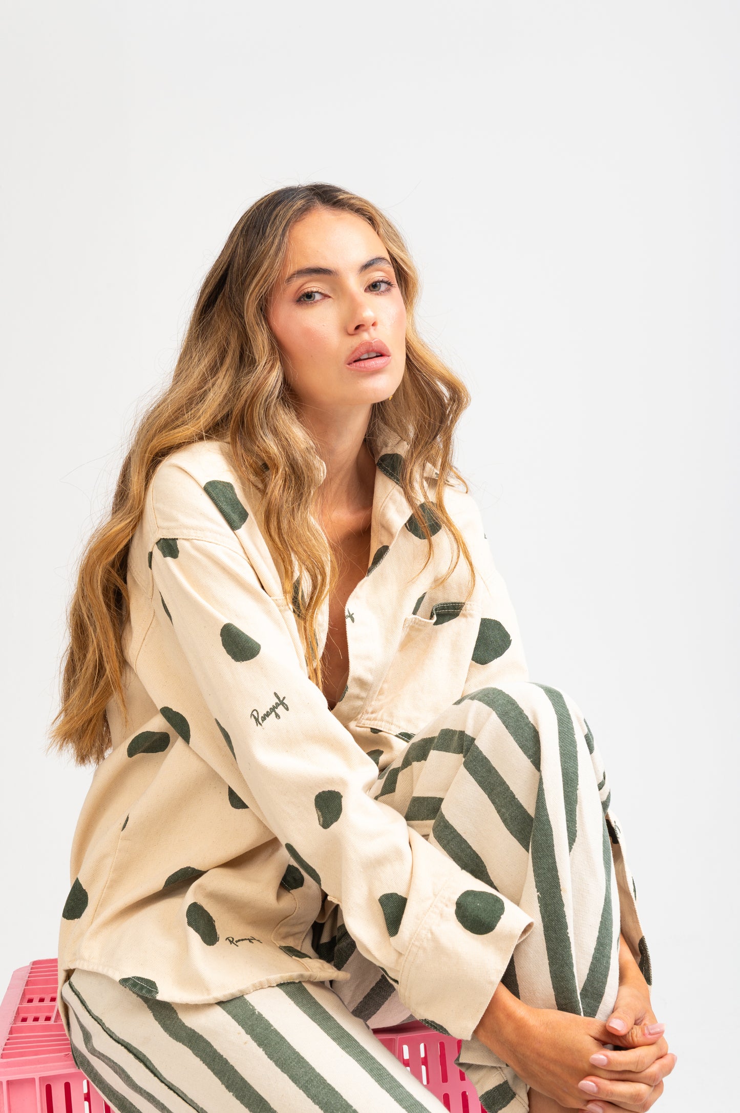 CHAQUETA PRINT LUNARES
