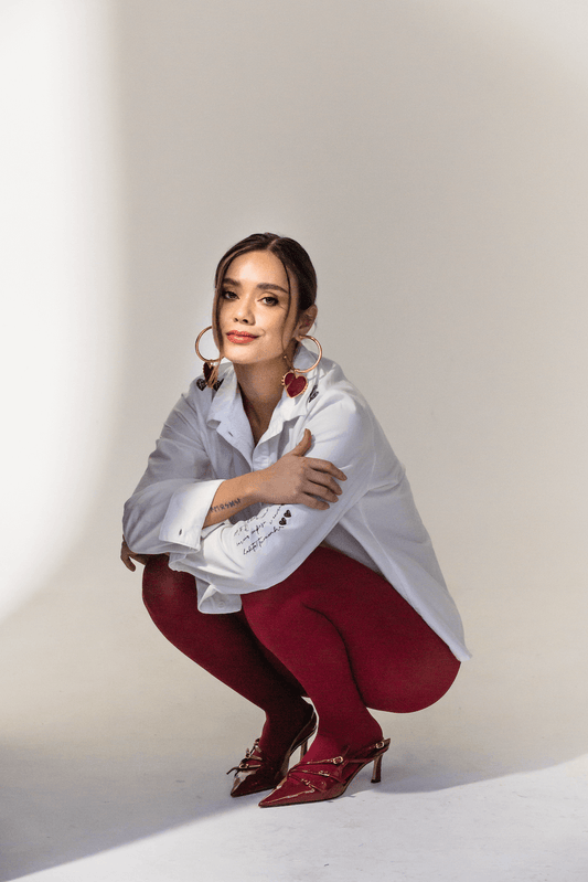 CAMISA MANGA LARGA BORDADA POEMA