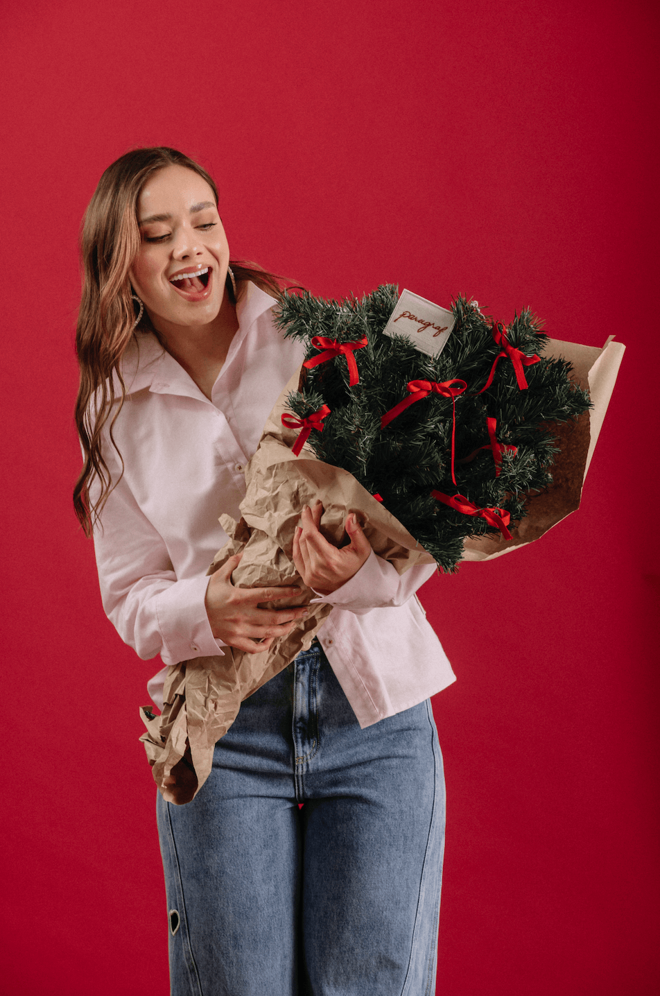 CAMISA MANGA LARGA CON SOLAPA BORDADA