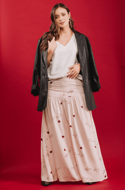 FALDA LARGA LOVE LETTERS