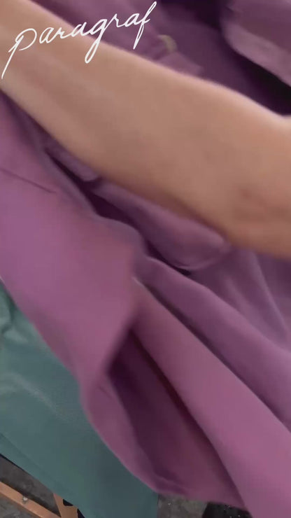 SOBRECAMISA BORDADA CON BOLSILLOS DELANTEROS